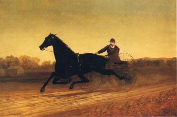 The Racing Sulky Artwork by Nicholas Winfield Scott Leighton