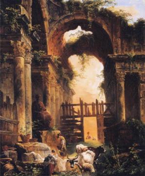 Roman Ruins Artwork by Hubert Robert