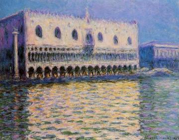 The Palazzo Ducale Artwork by Claude Oscar Monet