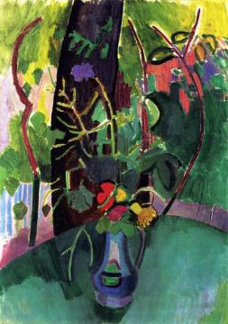 Flowers in a Vase Artwork by Raoul Dufy