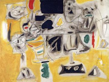 Landscape Table Artwork by Arshile Gorky