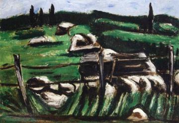 Dogtown Common Artwork by Marsden Hartley