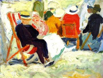 Etaples Artwork by George Leslie Hunter