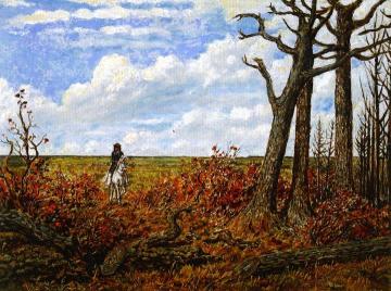 Horseman on the Prairies Artwork by William George Richardson Hind