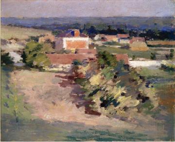 The Red House Artwork by Theodore Robinson