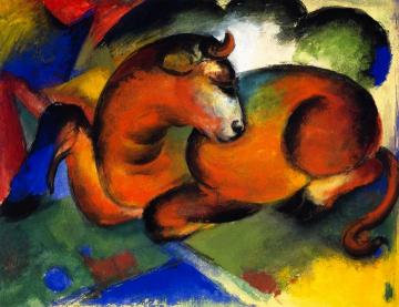 Red Bull Artwork by Franz Marc