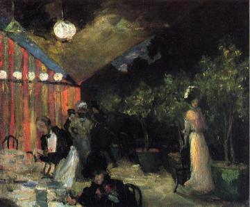 Paris Cafe Artwork by Alfred Henry Maurer