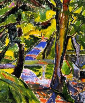 Landscape with Trees Artwork by Alfred Henry Maurer