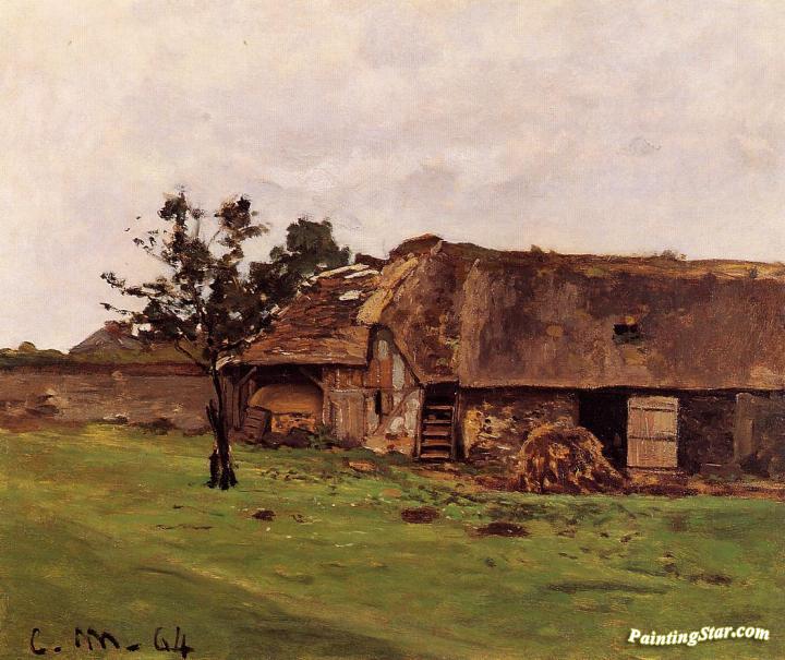 Farm near Honfleur Artwork by Claude Oscar Monet