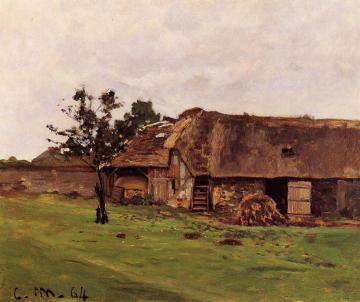 Farm near Honfleur Artwork by Claude Oscar Monet