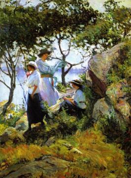 Summer Girls Artwork by Mary Bradish Titcomb