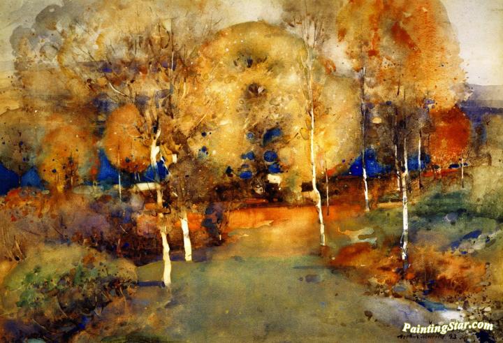 Autumn - Loch Lomond Artwork by Arthur Melville