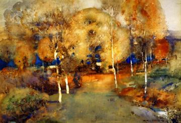 Autumn - Loch Lomond Artwork by Arthur Melville