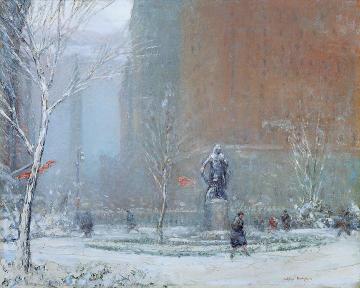 Gramercy Park Artwork by Johann Berthelsen