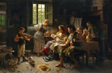 Admiring The Baby Artwork by Giovanni Battista Torriglia