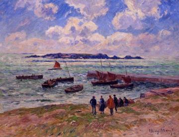 St. Guenole, Pen' March Artwork by Henry Moret