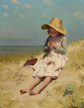 The Young Botanist Artwork by Paul Peel