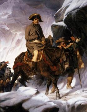 Napoleon Crossing The Alps Artwork by Paul Delaroche