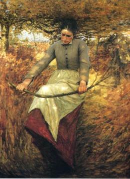 An Autumn Morning Artwork by Henry la Thangue