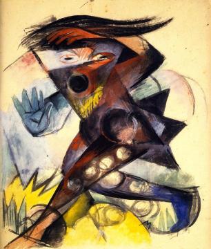 Caliban Figure for Shakespeare's 'Tempest' Artwork by Franz Marc