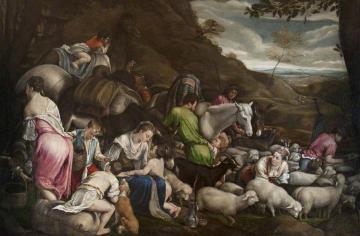 Laban And His Flock Artwork by Jacopo Bassano