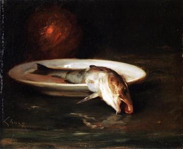 Fish Still Life Artwork by William Merritt Chase