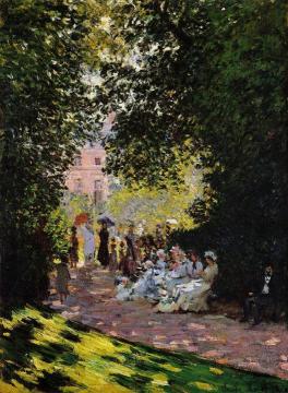 The Parc Monceau Artwork by Claude Oscar Monet