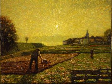 Sunset in Autumn Artwork by Carlo Fornara