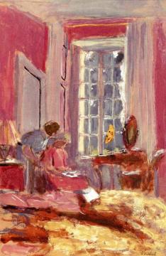 Madame Hessel in Her Room at Clayes Artwork by Edouard Vuillard