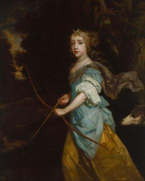 Mary II (1662-1694) when Princess Artwork by Sir Peter Lely