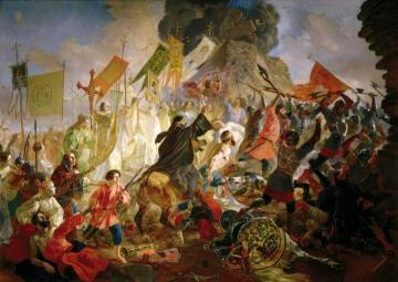 Siege of Pskov Artwork by Karl Pavlovich Bryullov