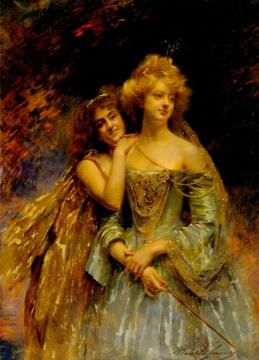 Fairies Artwork by Madeleine Jeanne Lemaire