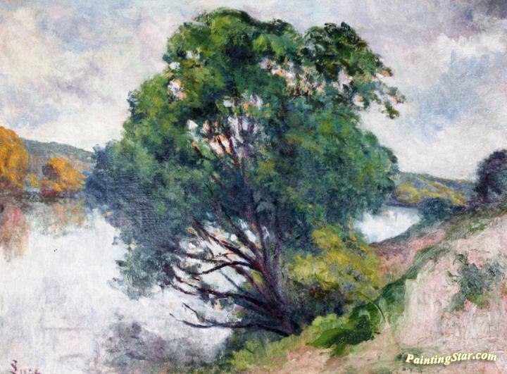 By the Lake Artwork by Maximilien Luce