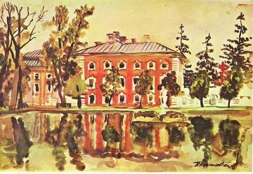 Peterhof Palace Artwork by Pyotr Konchalovsky