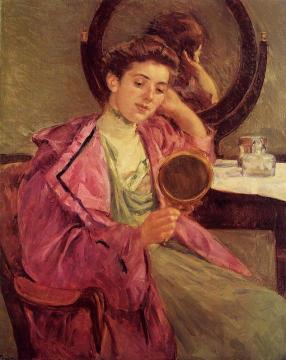 Woman at Her Toilette Artwork by Mary Cassatt