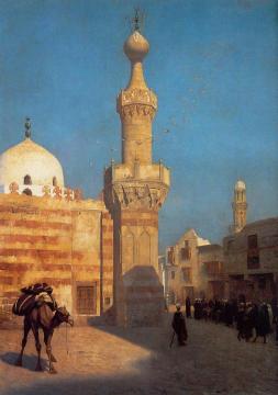 A View of Cairo Artwork by Jean Leon Gerome