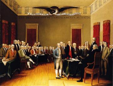 The Declaration Of Independence, July 4, 1776 Artwork by Edward Hicks