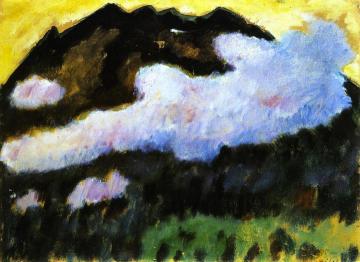 White Cloud Artwork by Alexej Jawlensky