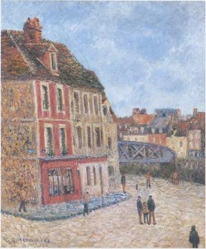 Pont Tourant at Dieppe Artwork by Gustave Loiseau