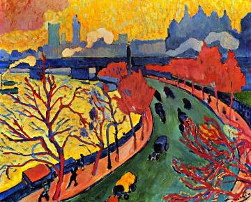 Charing Cross Bridge Artwork by Andre Derain
