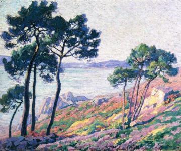 Pins au bord de la mer Artwork by Paul Madeline