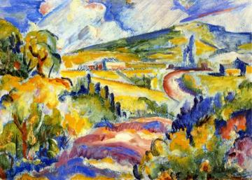 Landscape, Quebec Artwork by Preston Dickinson