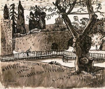 Boboli Garden Artwork by Hermann Max Pechstein