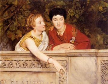 Gallo-Roman Women Artwork by Sir Lawrence Alma Tadema