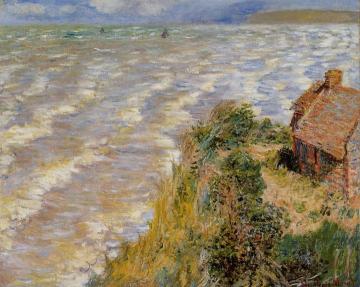 Rising Tide at Pourville Artwork by Claude Oscar Monet
