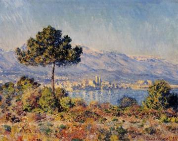 View Of Antibes From The Notre-dame Plateau Artwork by Claude Oscar Monet