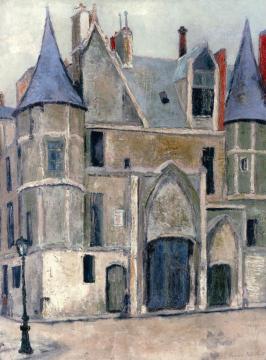 Hôtel de sens à Paris Artwork by Maurice Utrillo