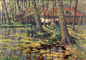 After Washing Artwork by Václav Radimský