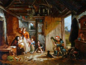 The Irish Piper Artwork by Frederick Goodall