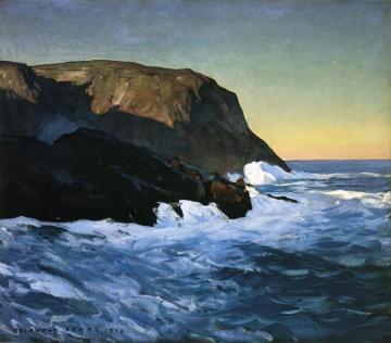 Headlands And Sea Artwork by Rockwell Kent